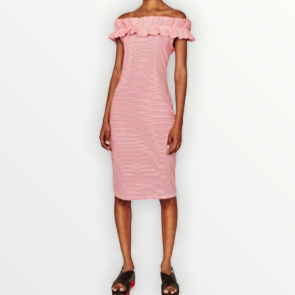 Zara Shoulder Bodycon Dress